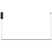 Maytoni Moderne Pendelleuchte Halo LED incl. in Schwarz aus Aluminium 16 W für Küche, Schlafzimmer, Wohnzimmer, Esszimmer, Lobby