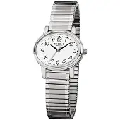 Regent Damenarmbanduhr F891 Edelstahl Zugband