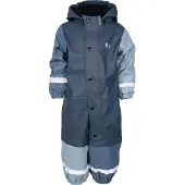Lindberg Fagerhult Gefütterter Regenoverall, Iron Blue/Blue, 98