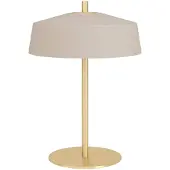 Eglo Tischlampe Valdiola, creme / amber, für Wohn- / Esszimmer, Metall, Tischlampe