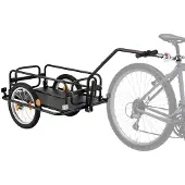 Vevor Fahrradanhänger Lastenanhänger 2-in-1 Handwagen mit Kupplung 40 kg