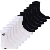 Champion Kurzsocken "Socken 12er Pack", Kinder, Gr. 27-30, bunt (weiß, schwarz), Obermaterial: 70% Baumwolle CO. 28% Polyester PES. 2% Elasthan EL., Socken Kurzsocken