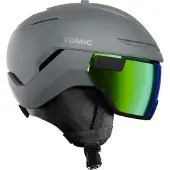 Atomic Savor GT Visor Stereo, Skihelm mit Visier, grau