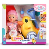 Mga Baby Born Lena Puppe + Berta Entlein 36cm