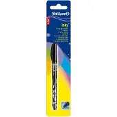 Pelikan Inky, Stick Pen, Schwarz, Schwarz, Kunststoff, 0,5 mm, Sichtverpackung