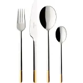 Villeroy & Boch Ella teilvergoldet Tafelbesteck 144-teilig "Gastro-Set"
