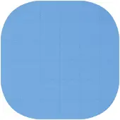 vidaXL Pool Bodenschutzmatte 36 stk. Ø 350 cm Rund EVA-Schaum Blau