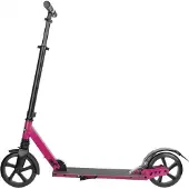 Crivit Big-Wheel-Scooter, mit Aluminiumrahmen, ABEC-9-Kugellager (schwarz/pink) -