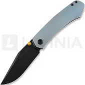 Vosteed Vallhund - Blackwash - Titanium Taschenmesser, blau