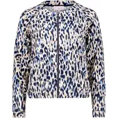 Betty Barclay Shirtjacke "Shirtjacke mit Rippenstruktur", Damen, Gr. 40, bunt (dunkelblau, beige), Obermaterial: 95% Baumwolle CO. 5% Elasthan EL., Shirts Shirtjacke