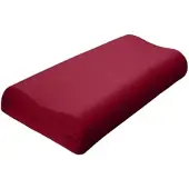 TRAUMSCHLAF Universal Bezug für Nackenstützkissen S-M, Höhe 7-10 cm | rubin - rot