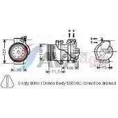 Ava Cooling Kompressor, Klimaanlage MTK249