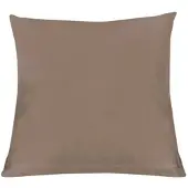 Formesse Bella Donna Jersey Kissenbezug ca. 80x80 cm | trüffel - braun