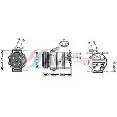 Ava Cooling Kompressor, Klimaanlage OLK317