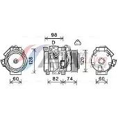 Ava Cooling Kompressor, Klimaanlage TOK724