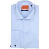Suitable Hemd Doppelmanschette Blau