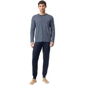Mey Anzug lang Serie Floral Grid Alaskan Blue | Größe L