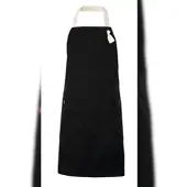 VELILLA Latzschürze 2-farbig für Hotel & Gastronomie ⚥ Schwarz One Size