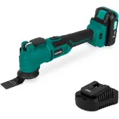 Vonroc Akku-Multitool 20V | Inkl. 2,0Ah Akku und Schnellladegerät