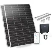 Sunshare Ray Lite 400W Balkonkraftwerk Leichtes Solarsystem Mit Halterung