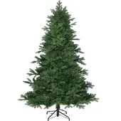 Black Box Brampton Weihnachtsbaum - Weihnachten Dekoration mit natürlicher Form - Weihnachtsdeko mit voller Astfülle - Klappmechanismus für einfachen Aufbau - H215 x Ø142 cm - Grün