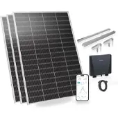 Sunshare Ray Lite 600W Balkonkraftwerk Leichtes Solarsystem Mit Halterung