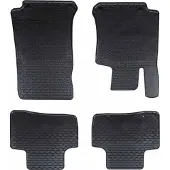 Syfax Autofußmatte 4 pcs Schwarz Geeignet für GLC 2016-2022 Gummi