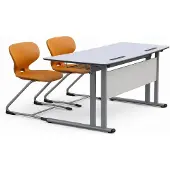 Xl Moebel Gmbh Moderne Schulbank mit ergonomischen Stühlen für flexible Lernräume