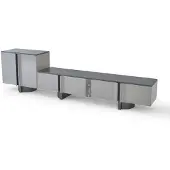 JVmoebel Luxusmöbel Wohnwand Wohnzimmer Moderner TV Lowboard mit Schrank
