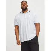 Jack & Jones Plus Size Einfarbig Poloshirt