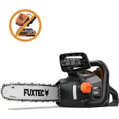 FUXTEC 2x20V Akku Kettensäge | 14 Zoll Schwertlänge | 4,2 Kg Gewicht | Kettengeschwindigkeit von 15m/s| FX-E2KS