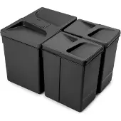 Emuca 8259517 2x7l Mülleimer 15l
