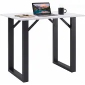 VCM Bartisch "Holz Bartisch Stehtisch Tisch Tresen Xona 140x50", weiß (schwarz, weiß), B:140cm T:50cm, Tische, Bartisch
