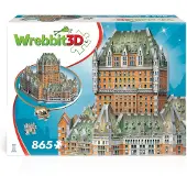 Wrebbit 3D Puzzle - Château Frontenac - 865 Teile - Bauset