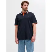 Jack & Jones Plus Size Einfarbig Poloshirt
