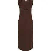 KAFFE CURVE Midikleid "Damen Kleid KCdiddie"