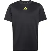Adidas Trainingsanzug SPORTSWEAR "TRAIN ESSENTIALS 3-STREIFEN KIDS -SET", Kinder, Gr. 128, schwarz (schwarz, grün), Obermaterial: 100% Polyester, Sportanzüge Trainingsanzug