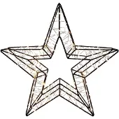 Clayre & Eef Tischlampe Weiß Metall