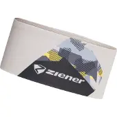 Ziener Stirnband "IMMRE-Z UNISEX", Damen, mustard speed print, Materialmix, Mützen Stirnband, elastisch