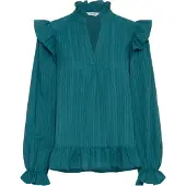 B.young Kurzarmbluse "Damen Kurzarm-Bluse BYJULIANA"