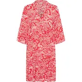 Kaffe Midikleid "Damen Kleid KAellen", Damen, Gr. 38, N-Gr, rot (poppy rot, chalk paisley), Obermaterial: 100% Viskose LENZING ECOVERO CV LenzEcov., Kleider Midikleid