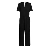 Kaffe Jumpsuit "Damen Overall KAmilia", Damen, Gr. 34, N-Gr, schwarz (schwarz deep), Obermaterial: 70% Viskose CV. 30% Leinen LI., Overalls Jumpsuit