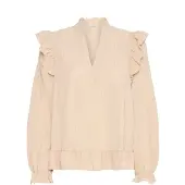 B.young Kurzarmbluse "Damen Kurzarm-Bluse BYJULIANA"