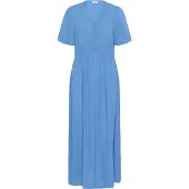 Kaffe Midikleid "Damen Kleid KAmyrna", Damen, Gr. 34, N-Gr, blau (ultramarine), Obermaterial: 100% Viskose LENZING ECOVERO CV LenzEcov., Kleider Midikleid