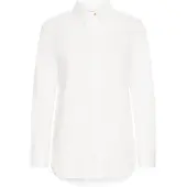 Pulz Jeans Langarmhemd "Damen Langarm - Hemd PZELNA", Damen, Gr. L, N-Gr, weiß (hellweiß), Obermaterial: 95% Baumwolle CO. 5% Elasthan EL., Hemden Langarmhemd