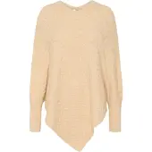 Kaffe Strickponcho "Damen Poncho KAvinnie"