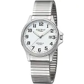 Regent Herren Armbanduhr F-1433 Edelstahl Zugband