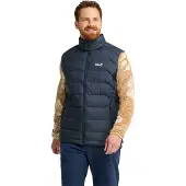 Jack Wolfskin Daunenweste "WILD PASS DOWN VEST M RDS" Daunenweste, warm, wind- und wasserabweisend
