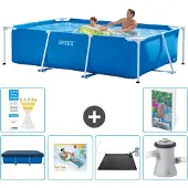 Intex Rechteckiger Frame Pool - 260x160x65 cm - 5-teilig S45