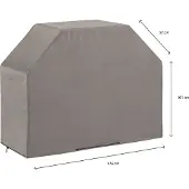 Madison - Abdeckung für Grill - 126 x 52 x 101 - Grau